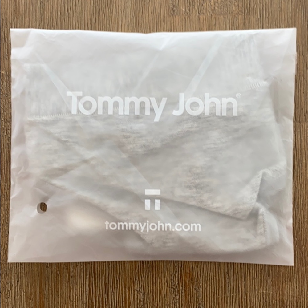 Tommy John Cool Cotton Thong Heather Grey